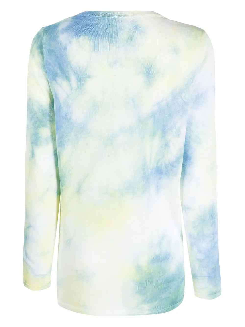 Tie-Dye Print Long-Sleeve Top