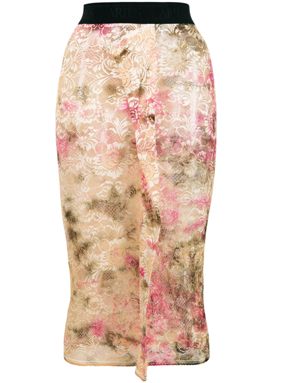 Lace Fin Midi Skirt