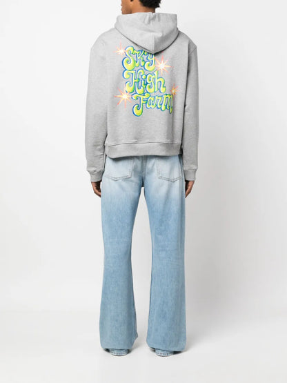 Fruit-Print Cotton Hoodie