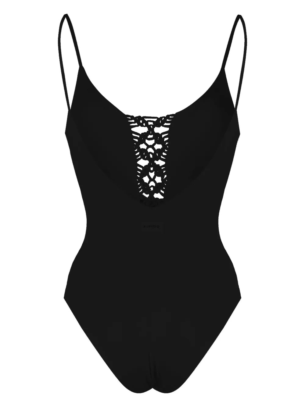 Braided-Detail Cut-Out Swimsuit