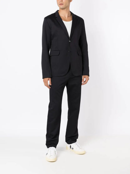 Single-Breasted Cotton Blazer