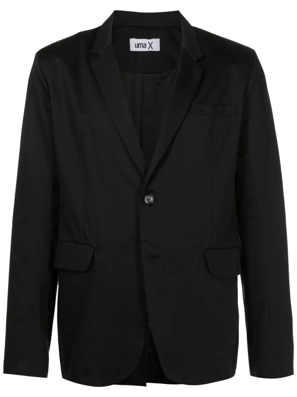 Single-Breasted Cotton Blazer