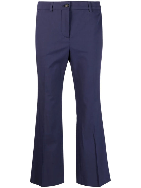 Flared Cropped Trousers