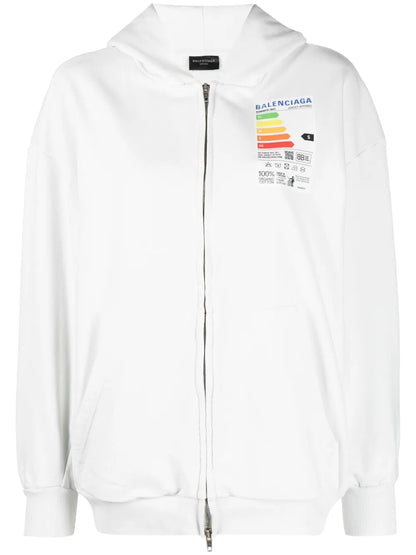 Chest Logo-Print Hoodie