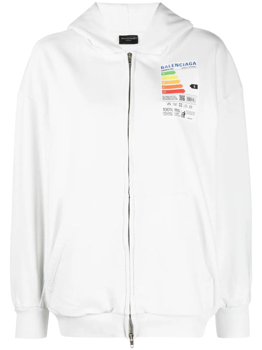 Chest Logo-Print Hoodie