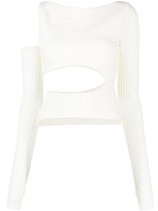Asymmetric Cut-Out Top