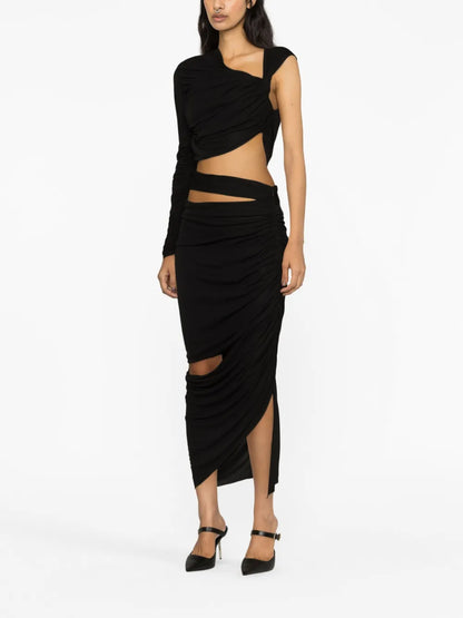 Draped Asymmetric Top