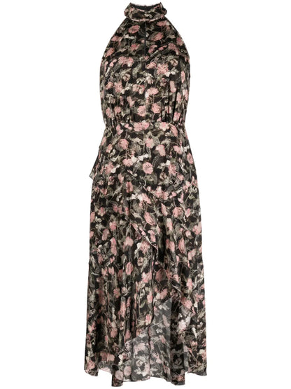 Magnolia Floral-Print Sleeveless Dress