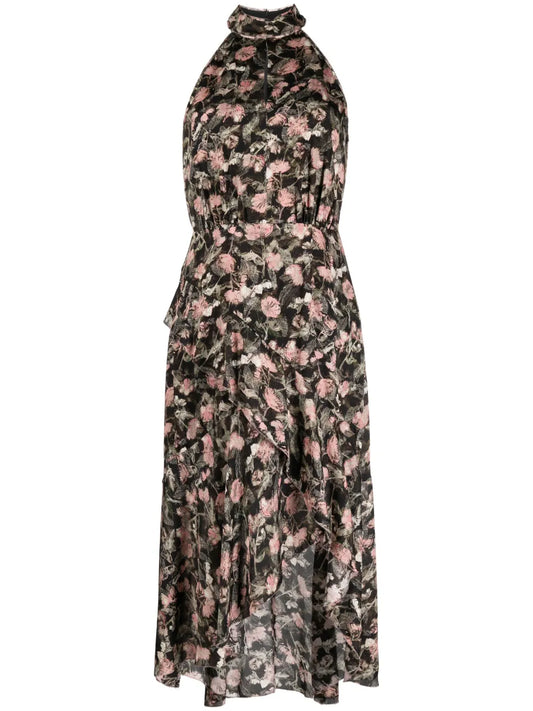 Magnolia Floral-Print Sleeveless Dress