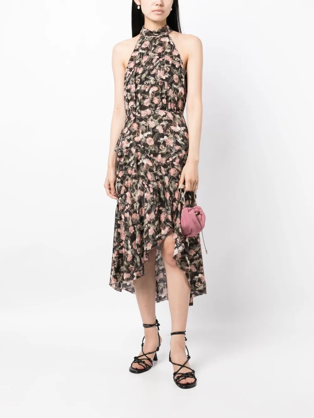 Magnolia Floral-Print Sleeveless Dress