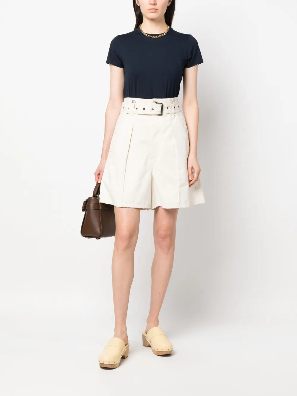 Crew-Neck Stretch-Cotton T-Shirt