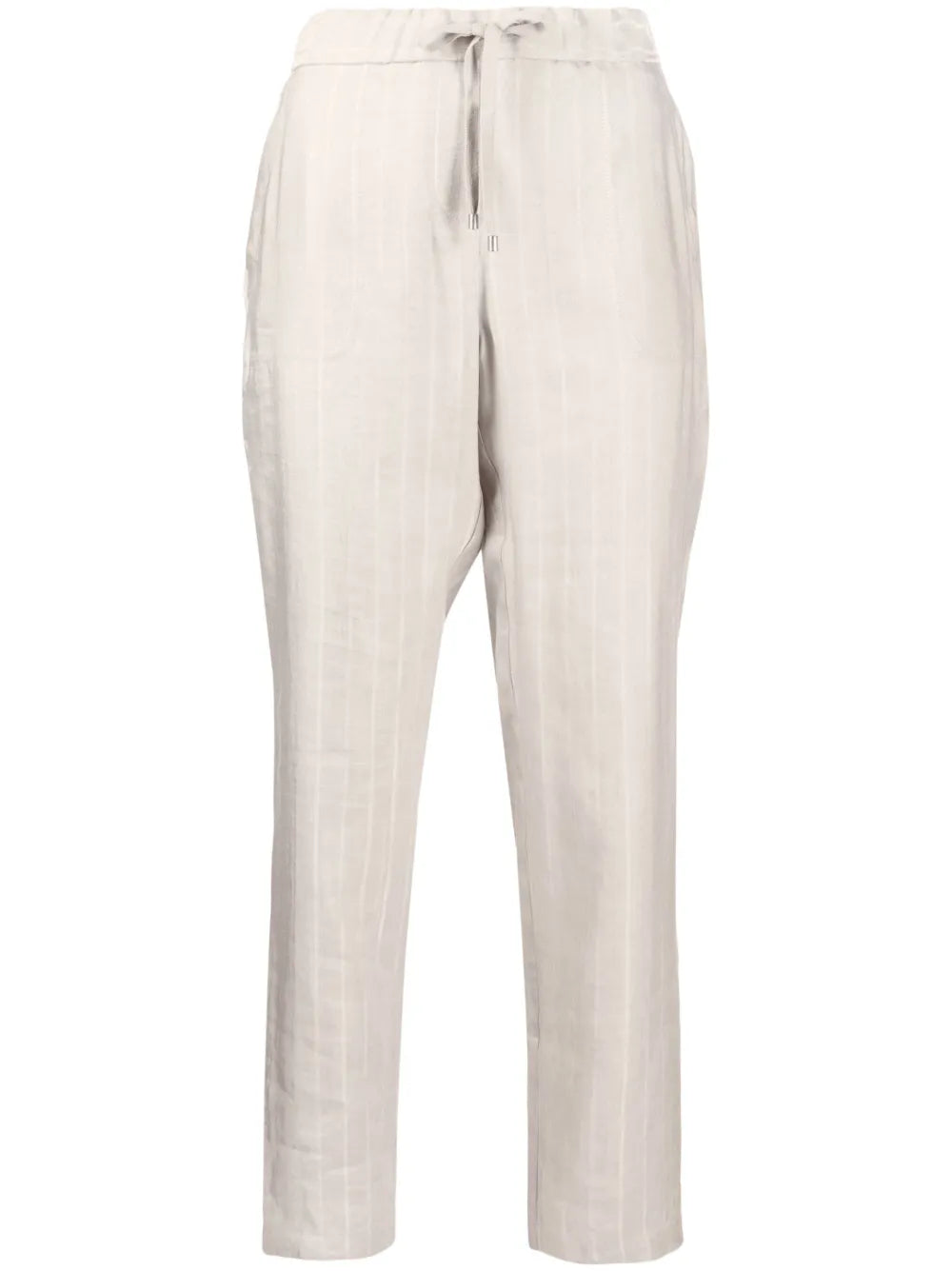 Striped Slim-Cut Trousers