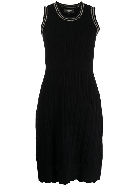 Sleeveless Lurex Mini Dress