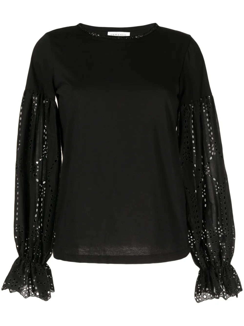 Lace-Detail Blouse