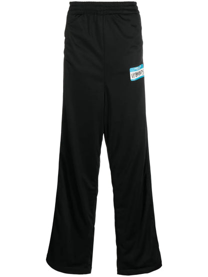 Logo-Print Wide-Leg Trousers