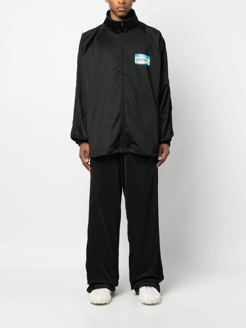 Logo-Print Wide-Leg Trousers