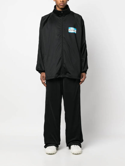 Logo-Print Wide-Leg Trousers