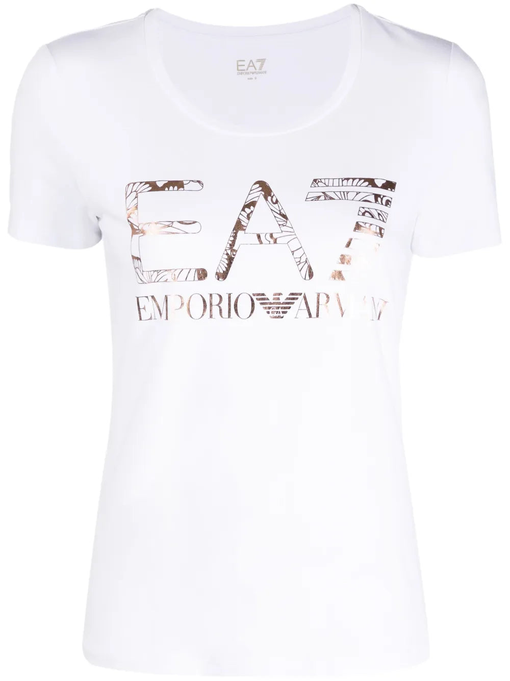 Metallic Logo-Print T-Shirt