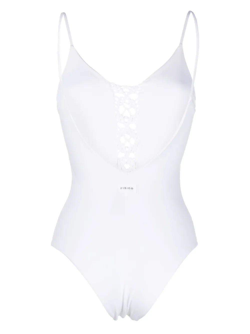 Braided-Detail Cut-Out Swimsuit