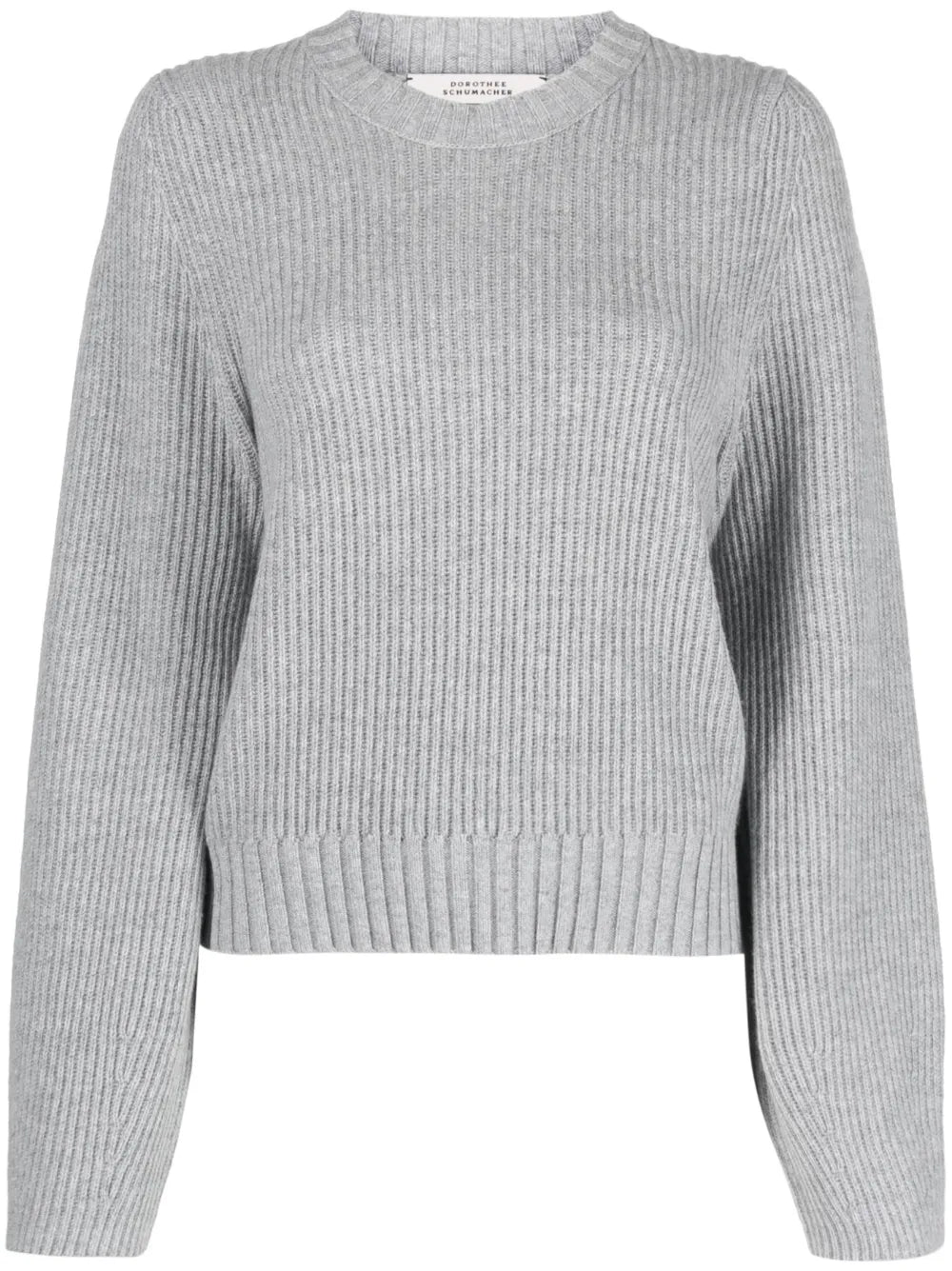Ribbed-Knit Sweatshirt