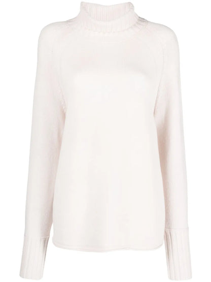 Roll-Neck Wool-Cashmere Jumper