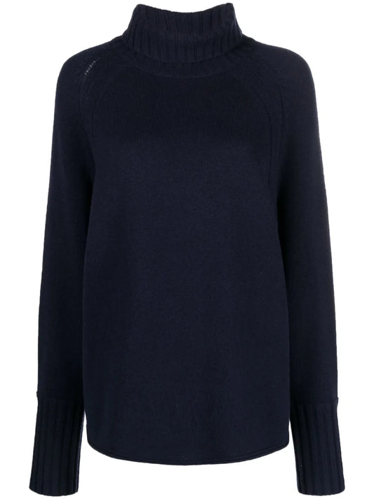 Roll-Neck Wool-Cashmere Jumper