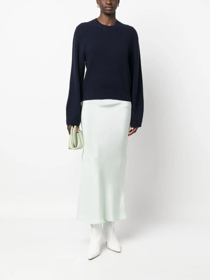 Ribbed-Knit Sweatshirt
