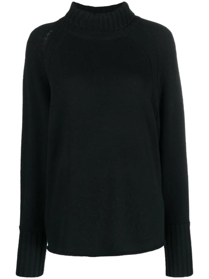 Roll-Neck Wool-Cashmere Jumper