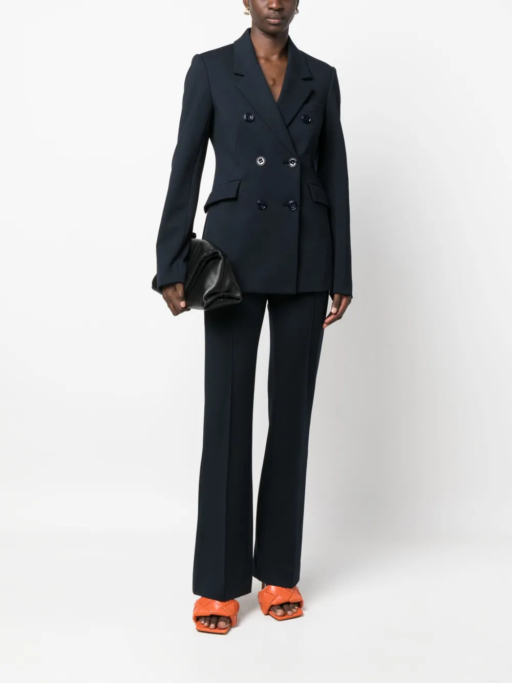 Slip-On Flared Trousers