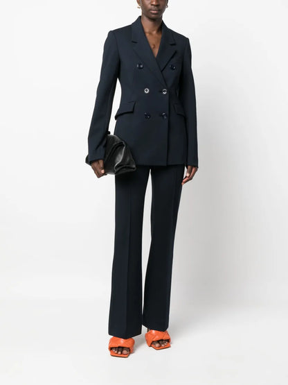 Slip-On Flared Trousers