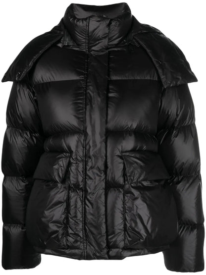 Padded Quilted Hooded Jacket