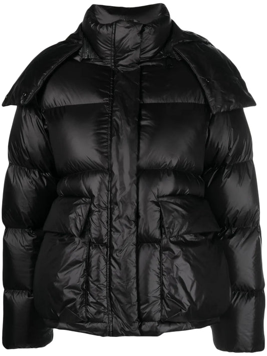 Padded Quilted Hooded Jacket