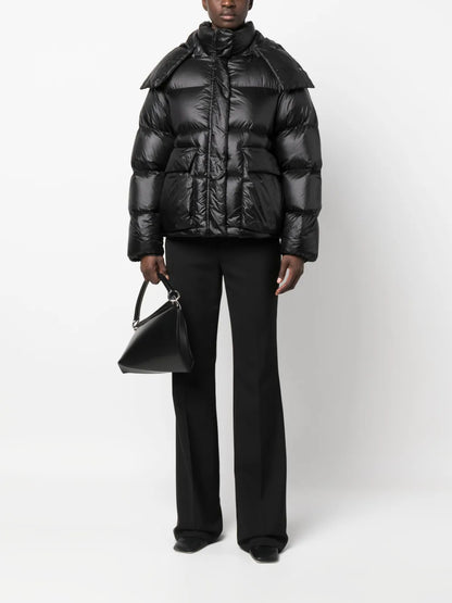 Padded Quilted Hooded Jacket