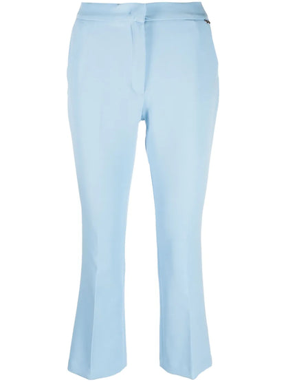Slim-Fit Cropped Trousers