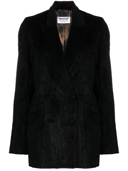 Metallic Corduroy Blazer