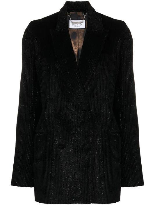 Metallic Corduroy Blazer