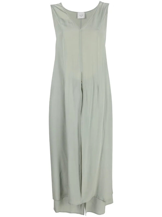 Silk Mid-Length Dress