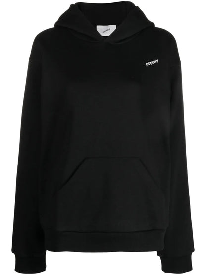 Logo-Print Long-Sleeved Hoodie