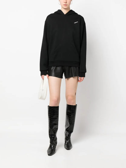Logo-Print Long-Sleeved Hoodie