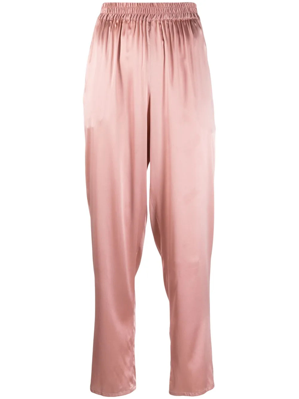 Mila Cropped Satin Trousers