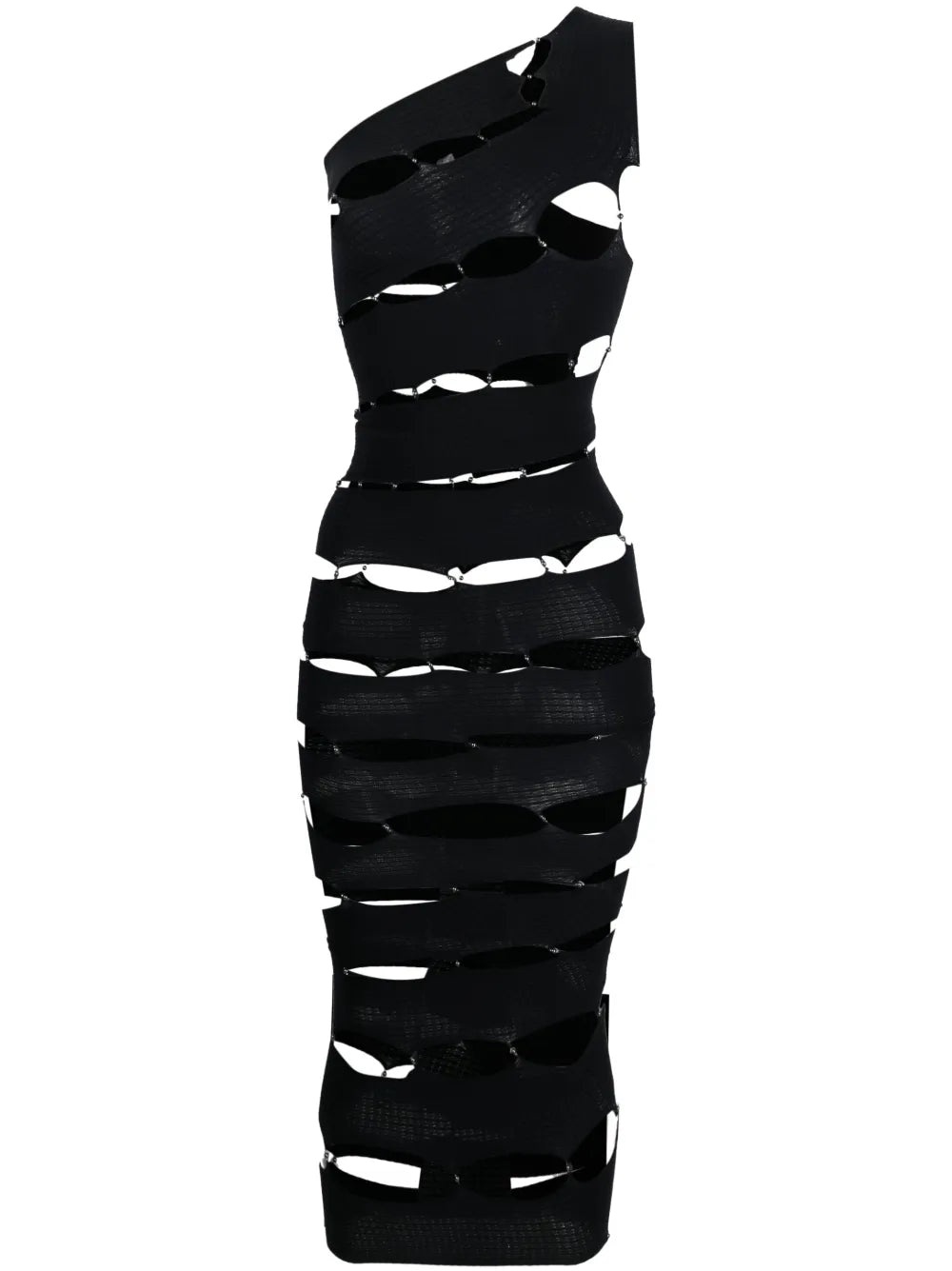 Cut-Out One-Shoulder Dress