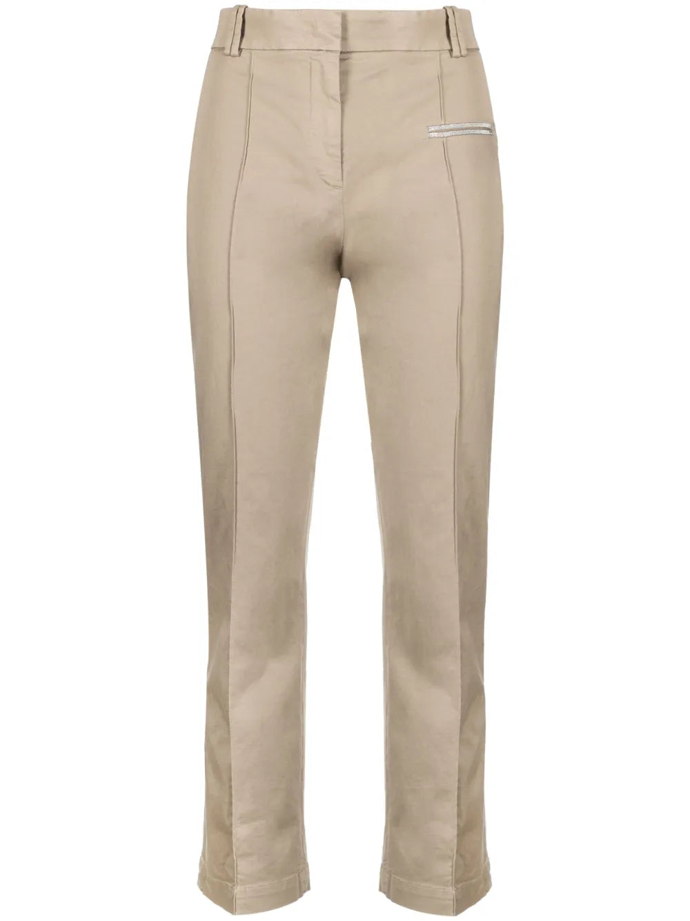 Straight-Leg Trousers