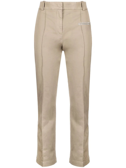 Straight-Leg Trousers