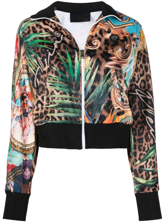 Baroque Flowers-Print Jacket