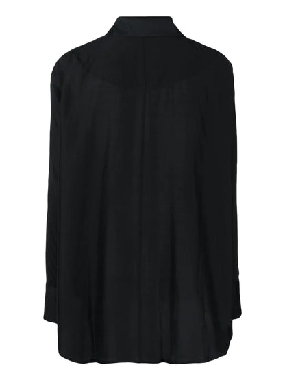 Semi-Sheer Panelled Shirt