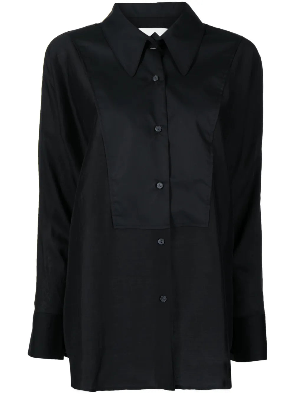 Semi-Sheer Panelled Shirt