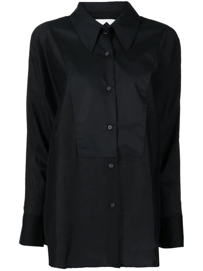 Semi-Sheer Panelled Shirt