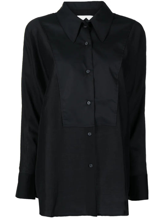 Semi-Sheer Panelled Shirt