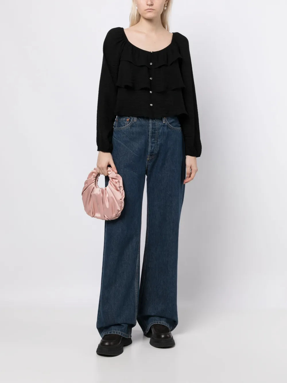 Textured Tiered Top
