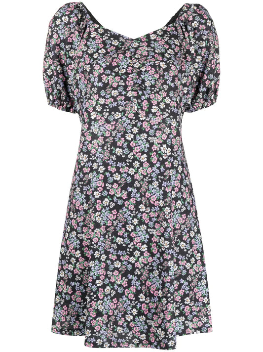 Floral-Print Minidress